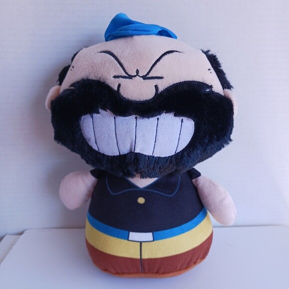 Brutus Popeye the Sailor Man 2017 11” Bean Weighted Plush Toy Kellytoy - Picture 2 of 10